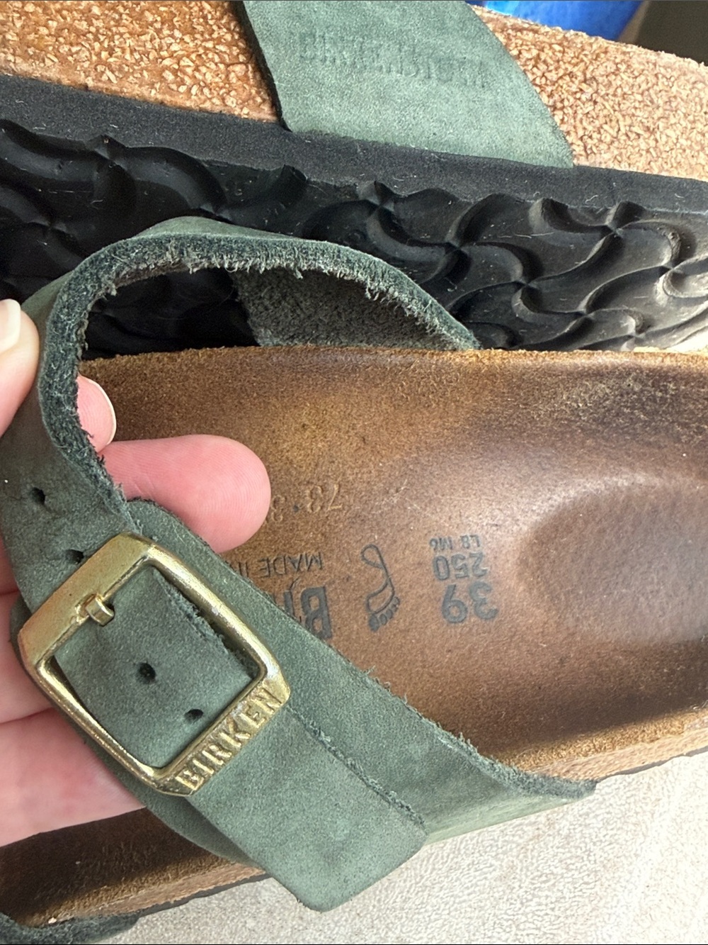 Birkenstock Franca sandal in Thyme - VGUC 💚 - Picture 3 of 9